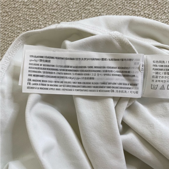 Abercrombie & Fitch Long-Sleeve White Bodysuit - Picture 8 of 8